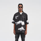 Clouds Logo Printed Cuban Shirt