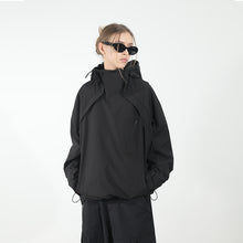 Load image into Gallery viewer, Zipper Detachable Hooded Jacket
