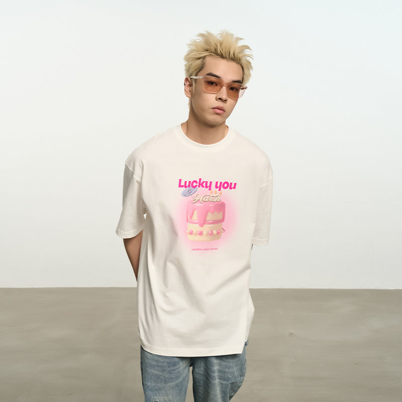 Birthday Cake Printed Tee