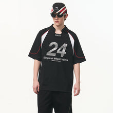 Load image into Gallery viewer, Structure Spliced Racing Tee
