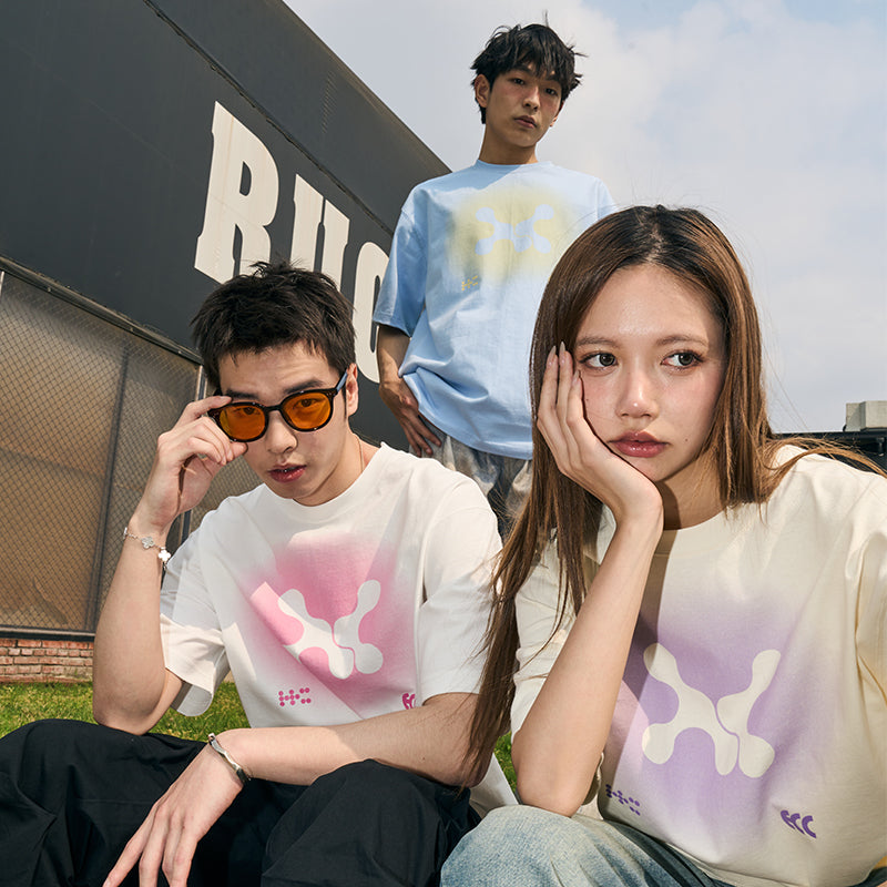 Gradient Molecules Logo Tee