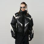 Shooting Star Leather Down Jacket