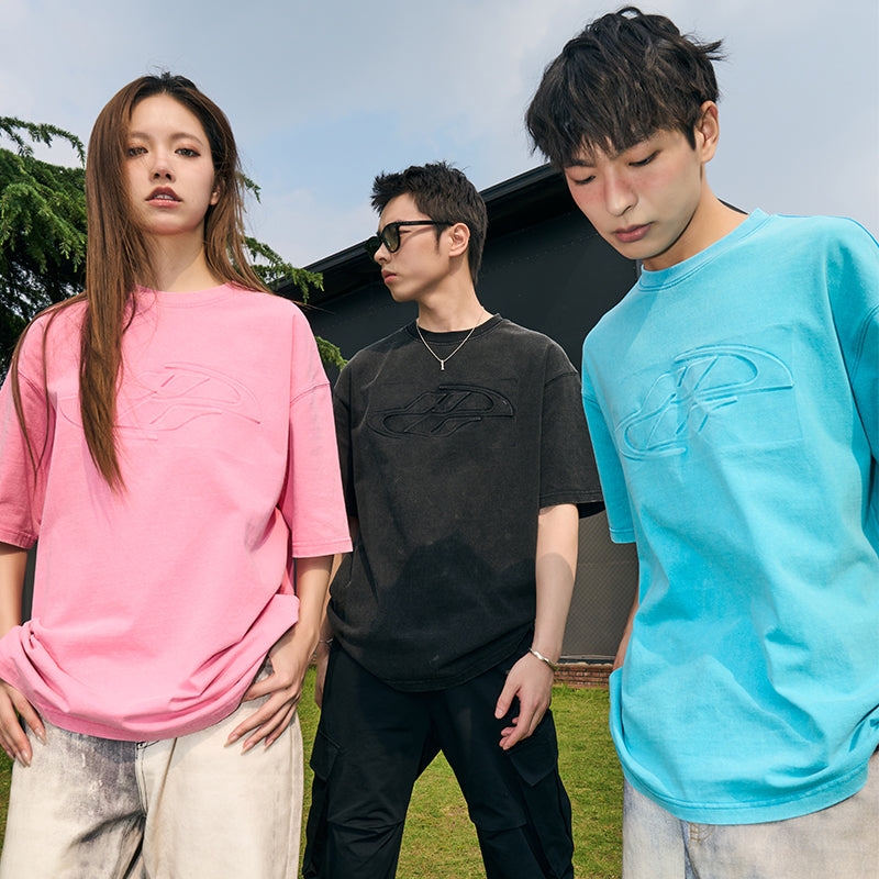 Embossed Dynamic Logo Printed Tee