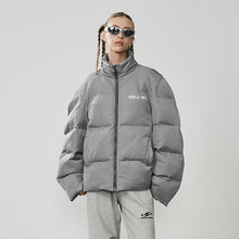 Load image into Gallery viewer, Metal Logo Oversized Down Jacket
