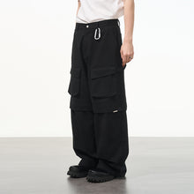 Load image into Gallery viewer, Functional Pocket Pleated Cargo Trousers
