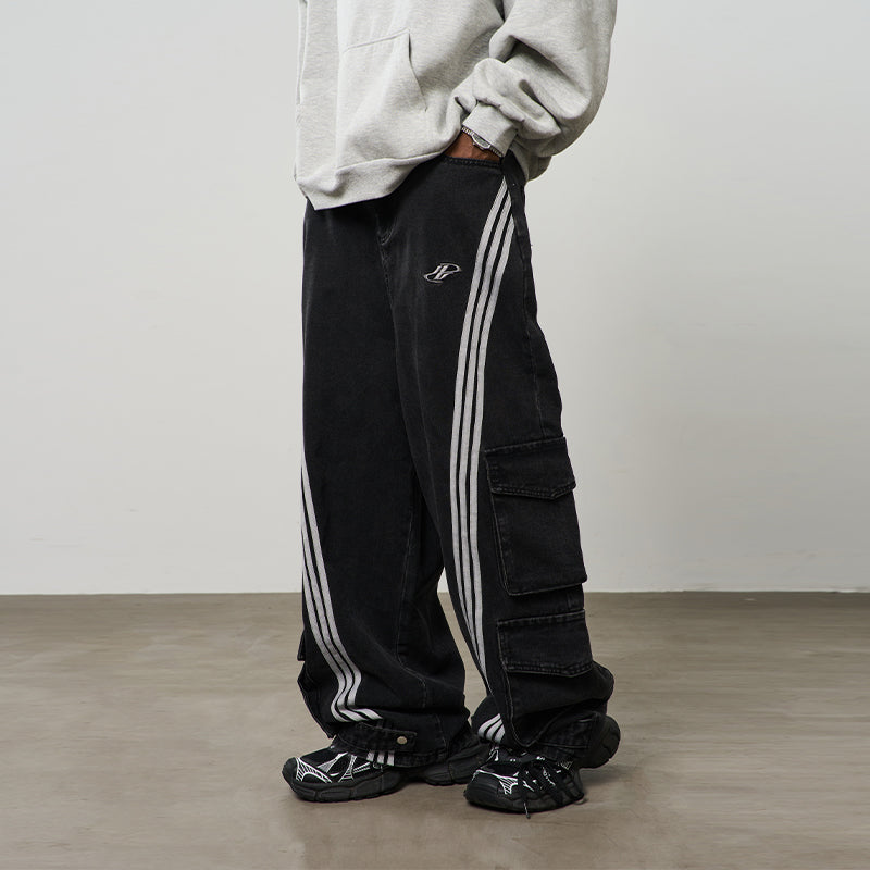 Functional Pocket Loose Denim