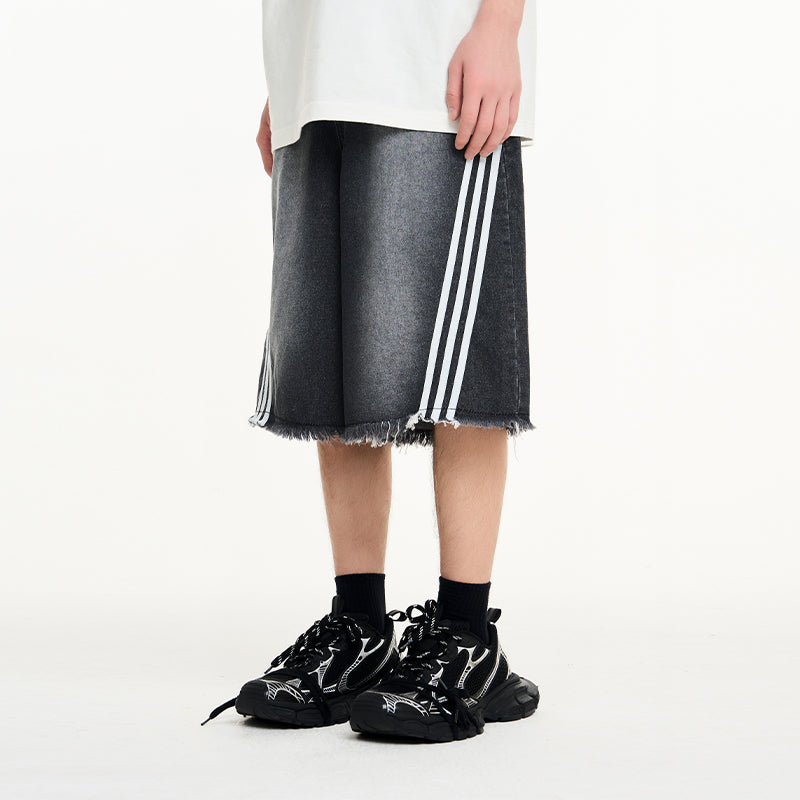 Retro Striped Jorts