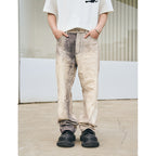 Washed Irregular Loose Denim