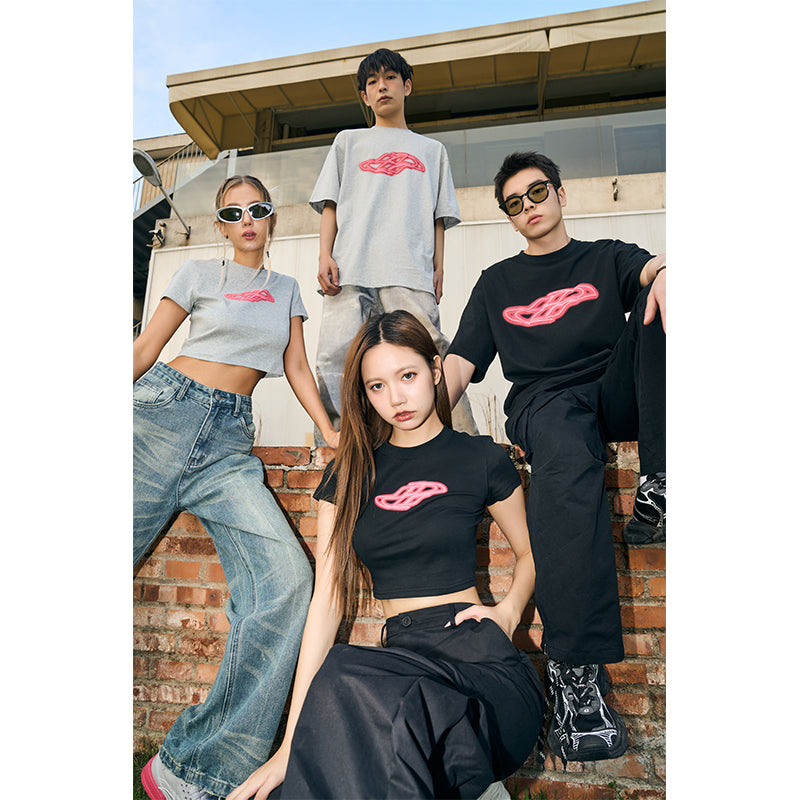 Chrome Dynamic Logo Crop Top