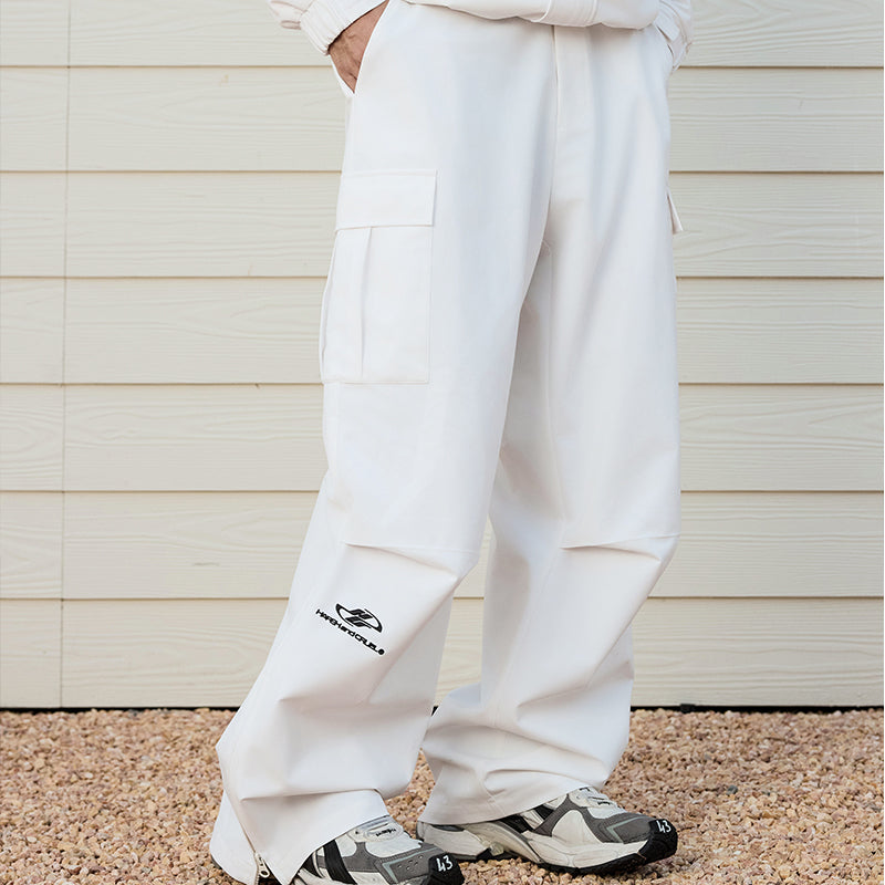 Vintage Embroidered Waterproof Ski Pants