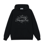 Pearl Embellished Graphic Hoodie