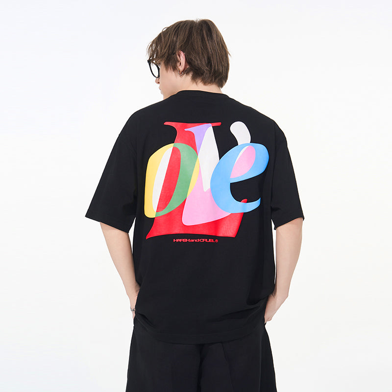 Love Layered Print Tee