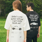 Sport Car Slogan Logo Tee