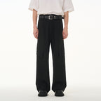 Draped Deconstructed Casual Pants