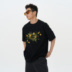 Embroidered Flowers Logo Tee