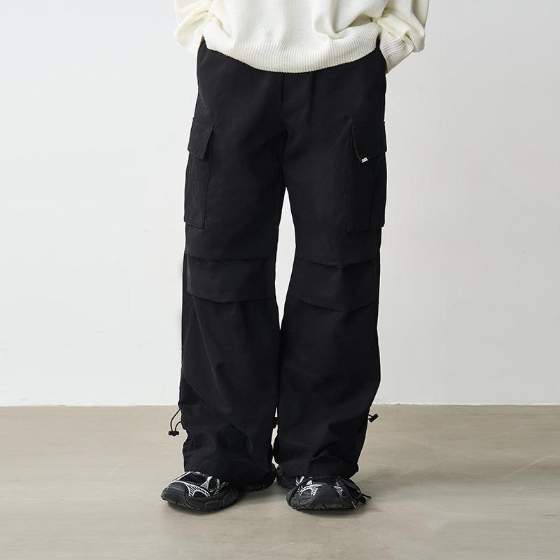 Drawstrings Adjustable Cargo Trousers