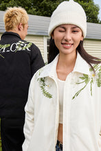 Load image into Gallery viewer, Minimalist Floral Embroidered Down Shirt
