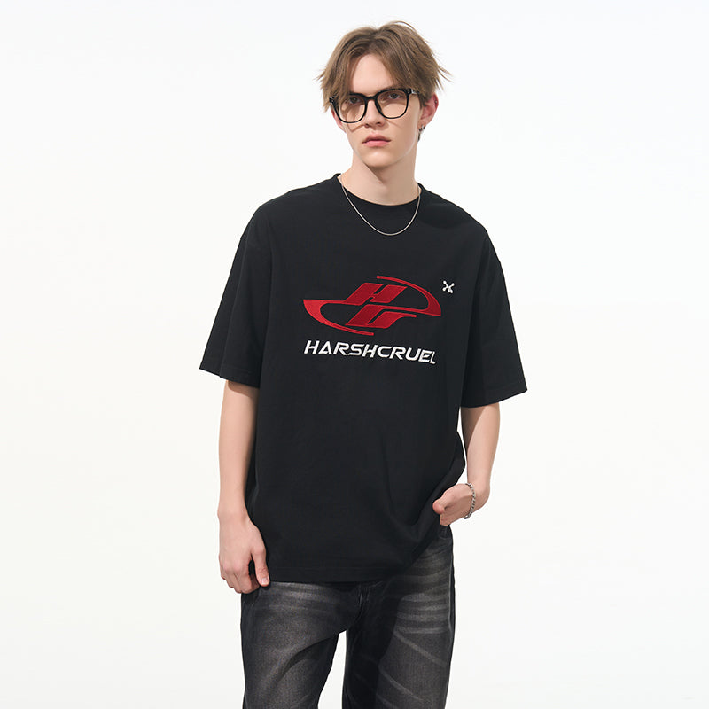 Dynamic Embroidered Logo Tee