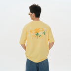 Embroidered Daisies Logo Tee