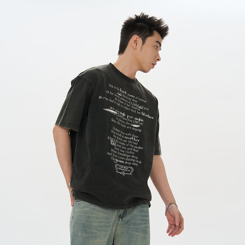 Last Rose Of Summer Printed Tee
