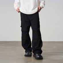 Load image into Gallery viewer, Zipper Pleated Cargo Trousers
