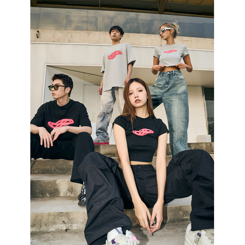 Chrome Dynamic Logo Crop Top