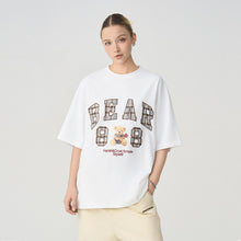 Load image into Gallery viewer, Plaid Print Teddy Bear Tee
