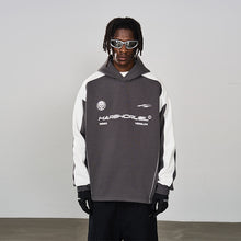 Load image into Gallery viewer, Splicing Logo Jersey Hoodie
