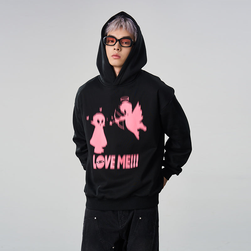 Cupido's Arrow Printed Hoodie
