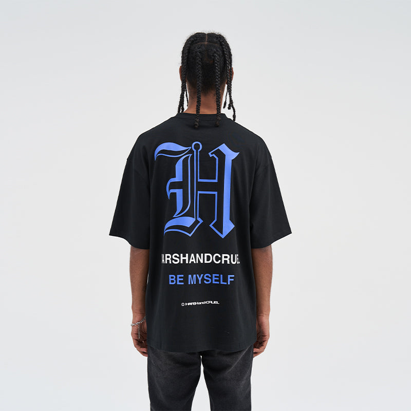 Be Myself Gothic Logo Tee