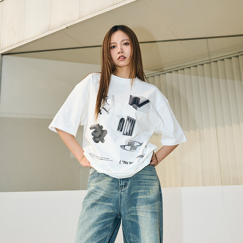 Buildings Logo Printed Tee