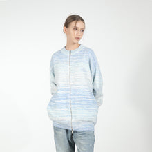 Load image into Gallery viewer, Embroidered Logo Gradient Cardigan
