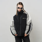 Contrast Stitching Motor Down Jacket