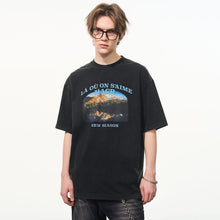 Load image into Gallery viewer, Washed Printed Mountain Tee
