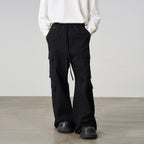 Embroidered Dynamic Logo Drawstrings Trousers