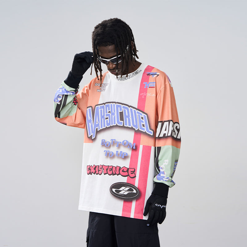 Graffiti Racing Logo L/S Tee