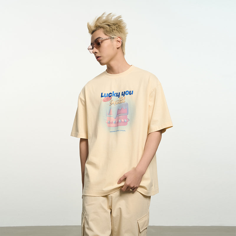 Birthday Cake Printed Tee