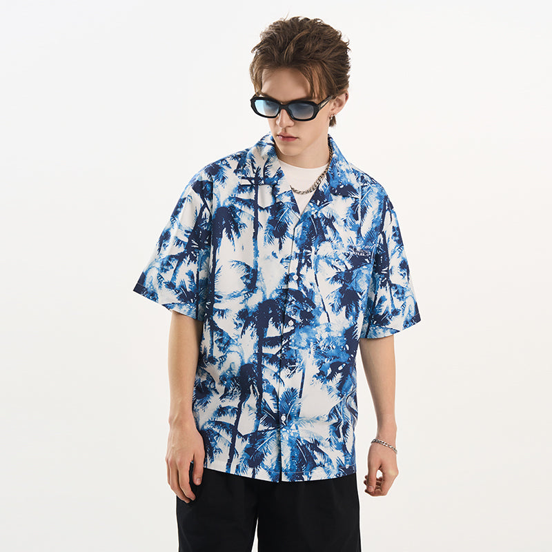 Palm Shadow Cuban Shirt