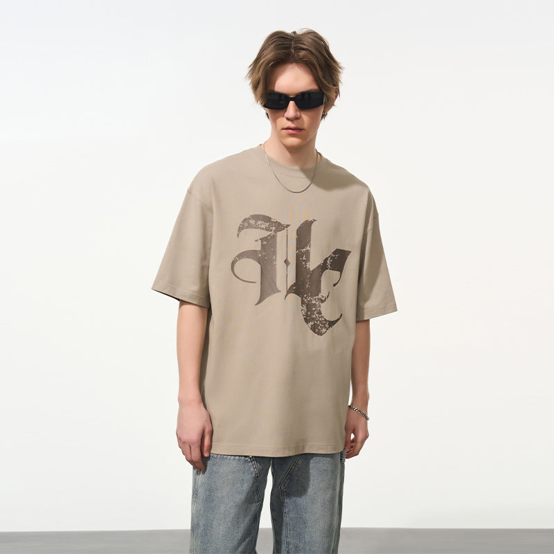 Ruined Gothic Logo Printed Tee