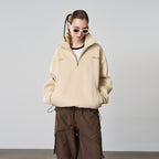 Half Zip Stitched Pullover
