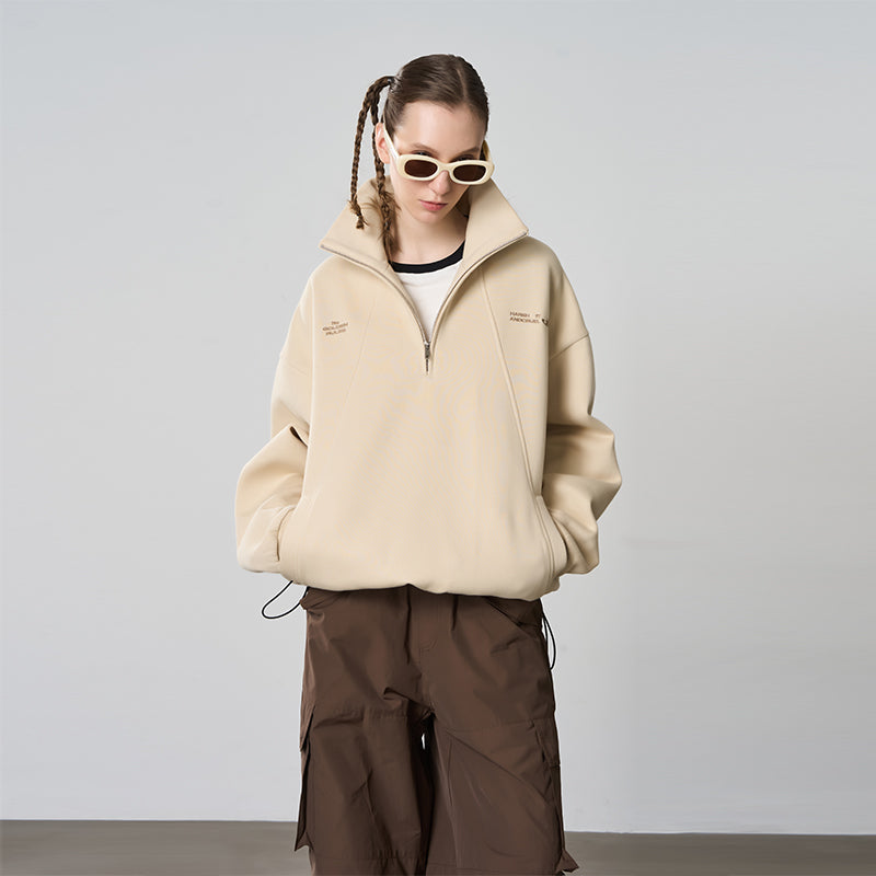 Half Zip Stitched Pullover