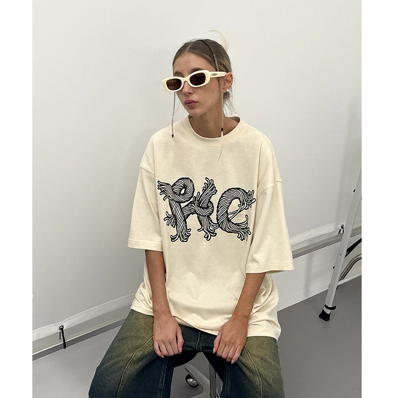 Jute String Printed Tee