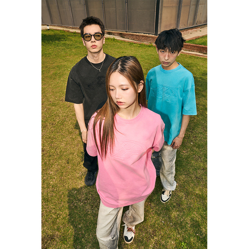 Embossed Dynamic Logo Printed Tee