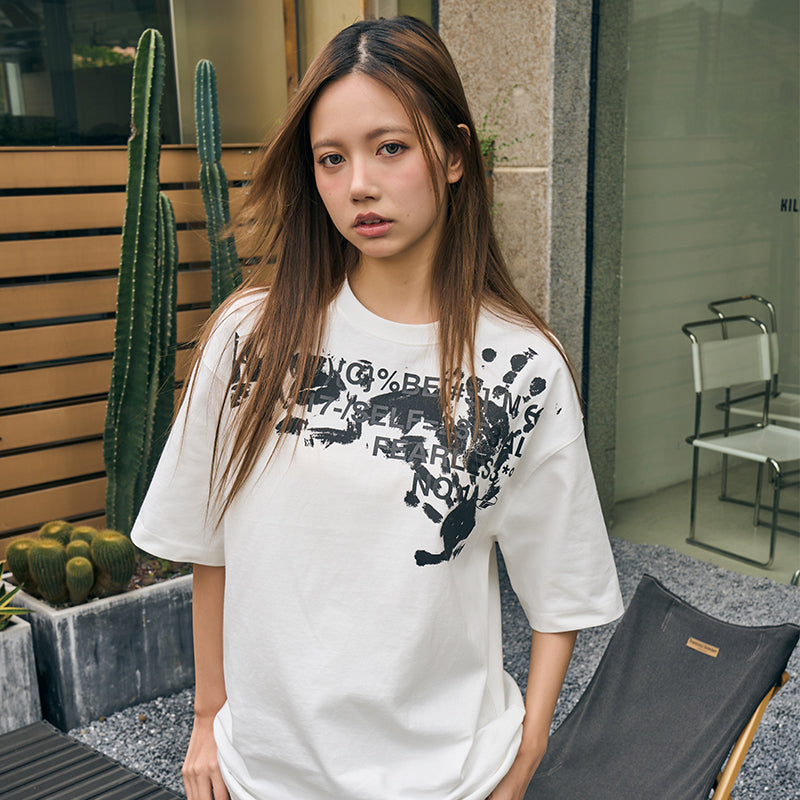 Question Mark Printed Tee