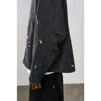 Splash Ink Embroidered Loose Jacket