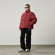 Load image into Gallery viewer, Stand Up Collar Velvet Down Jacket
