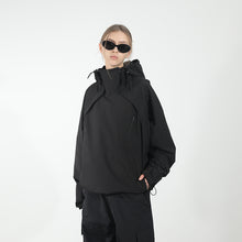 Load image into Gallery viewer, Zipper Detachable Hooded Jacket
