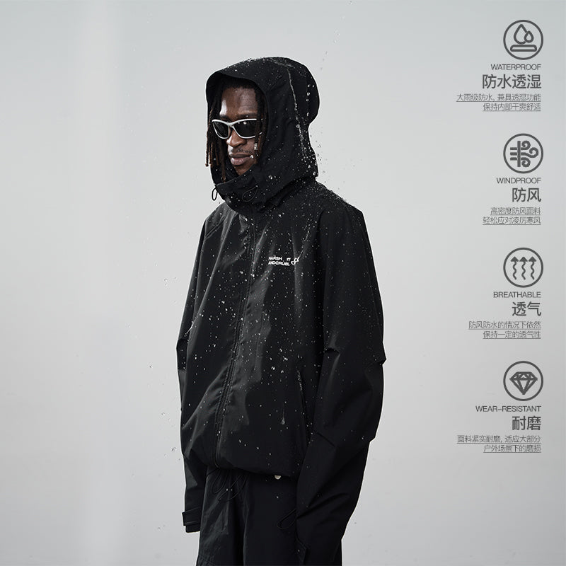 Waterproof Gorpcore Hooded Jacket