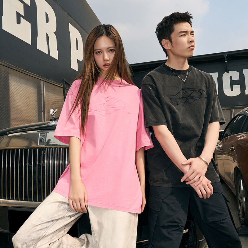 Embossed Dynamic Logo Printed Tee