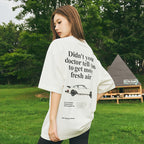 Sport Car Slogan Logo Tee